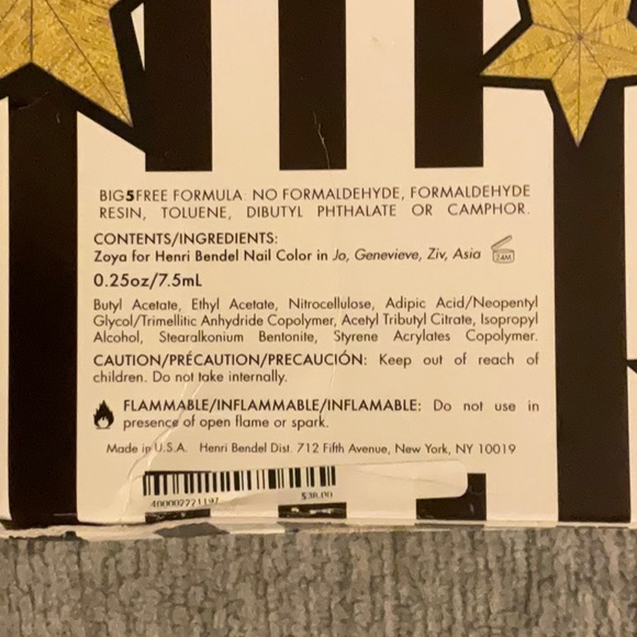 Henri Bendel Zoya Professional Lacquer Gift Set NIB - Picture 7 of 7